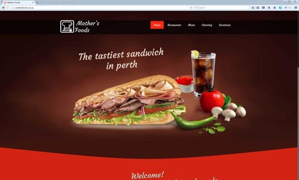 Cafe Website Design Perth