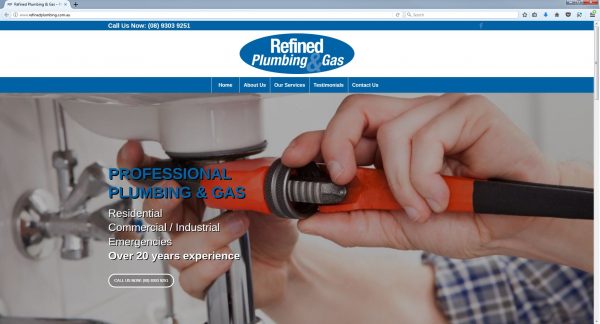 Plumber Website Design Perth